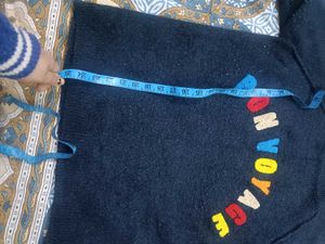 Navy Blue Sweatshirt For Women In Xl Size