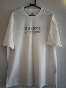 White Graphic Print T-Shirt