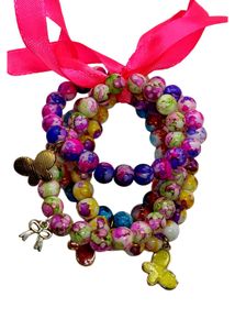 Butterfly Charm Bracelet Set Of Four