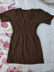 Brown Mini Dress