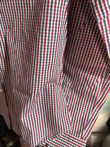 Checkered Button-Down Shirt