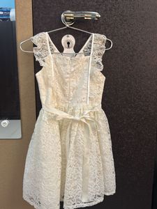 Elegant White Lace Dress