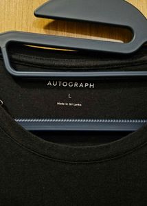 Black M&amp;S Autograph T-Shirt