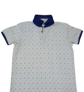 Patterned Polo Shirt