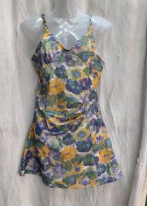 12412. Floral Print Mini Dress