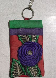 Saree Mobile Pouch Waist Clip Hook Ladies Purse