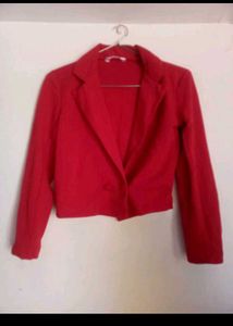 NEW Kotty Red Cropped Blazer (Alterable)