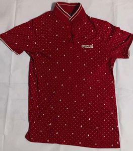 Mens Cotton Polo neck T Shirt