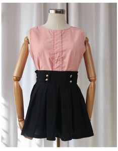 Pink Sleeveless Top