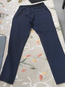 Navy Blue Casual Pants