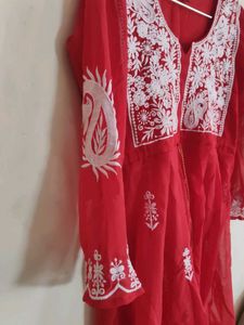 combo black and red kurti