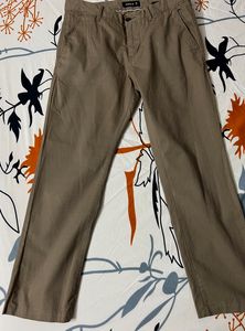CODE Patterned Flat Trouser