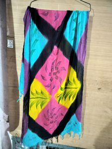 Stall Or Dupatta Colourful With Stones