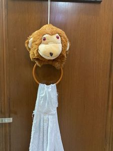 Multipurpose Furry Monkey Face Cum Hanger