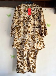 Brown Abstract Co-ord