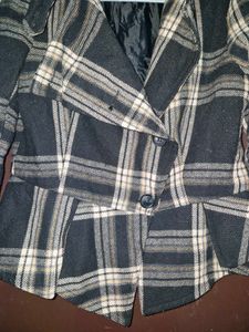 Plaid Blazer Jacket