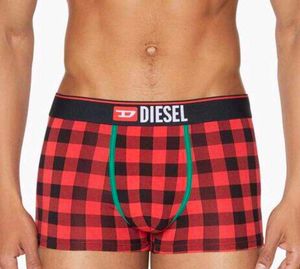 Diesel Red Plaid Boxer Briefs