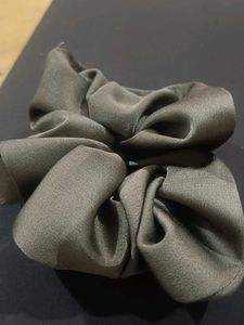 Elegant Olive Green Scrunchie