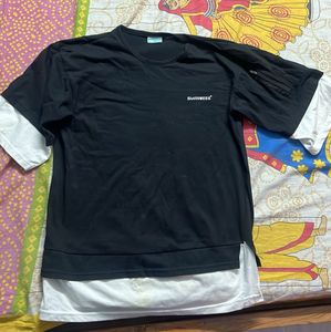 Casual Cool Black&White Tshirt