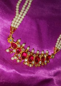 Festive with Gold-Plated Big Pendent Mangalsutra