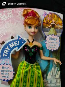 Disney Frozen Anna Singing Doll NIB