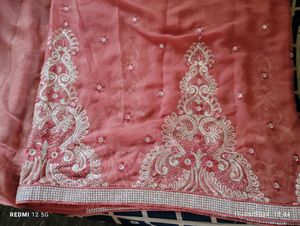 Heavy Work Net Saree