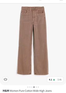 H&amp;M Brown Flared Bootcut Y2k Jeans
