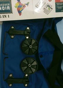 100% New No Damage Shopping Bag With Two  Wheel