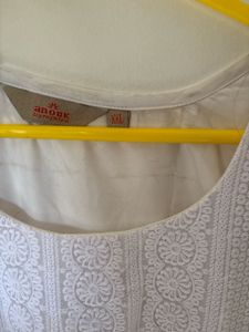 White Embroidered Kurta