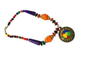 Colorful Beaded Fashion Necklace