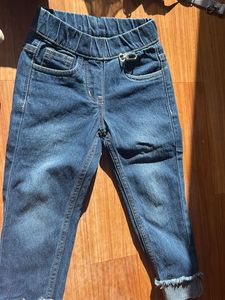 Girls Jeans Top Set