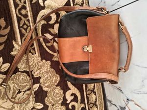 Vintage Leather Sling Bag