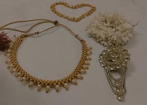 Elegant Indian Jewelry Set(South Touch)(Set Of 3)