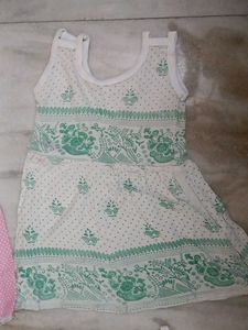 Cotton Frocks For 1-2 Yrs Girl