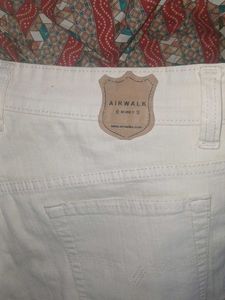 Off White Jean Pant