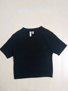 Black H&amp;M Basic Tee