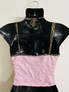 Y2k Leopard Print Cami