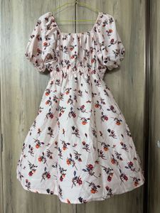 Floral Print Mini Dress