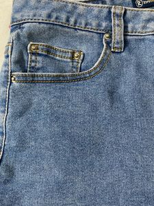 Denim Frayed Shorts
