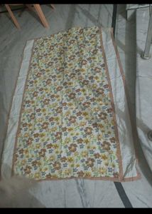 Get Any One Single Bed Checked/Flower Bedsheet