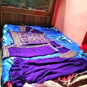 Kurta Plazzo Dupatta Set