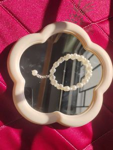 Pearl Beaded Bracelet with Charm