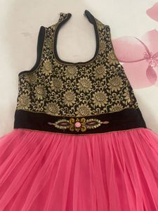 Pink Baby Girl Gown