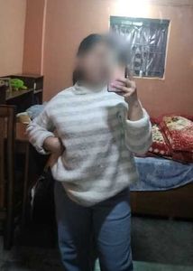 Striped Turtleneck Sweater