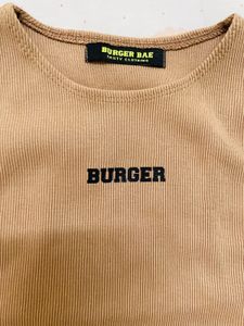 Burger Bae Ribbed Tank Top