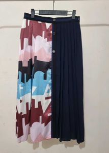 Pleated Maxi Skirt