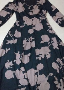 Women A Line Black Dress