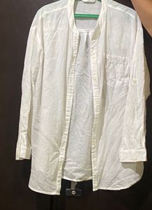 White Casual cotton Shirt