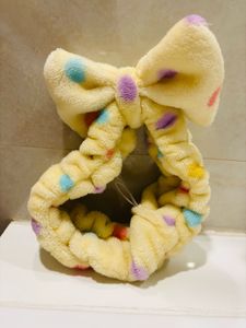 Cute Polka Dot Bow Headband