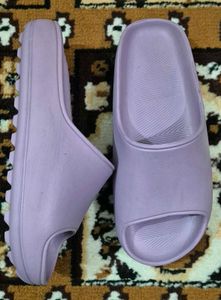 New women EVA Lavender Slippers in size 8